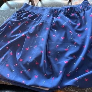 Kyodan golf flamingo skirt with pockets!
